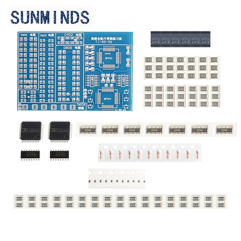 Diy Electronics Learning Kit - 1 個 SMT SMD コンポーネント溶接練習ボードはんだ付け DIY