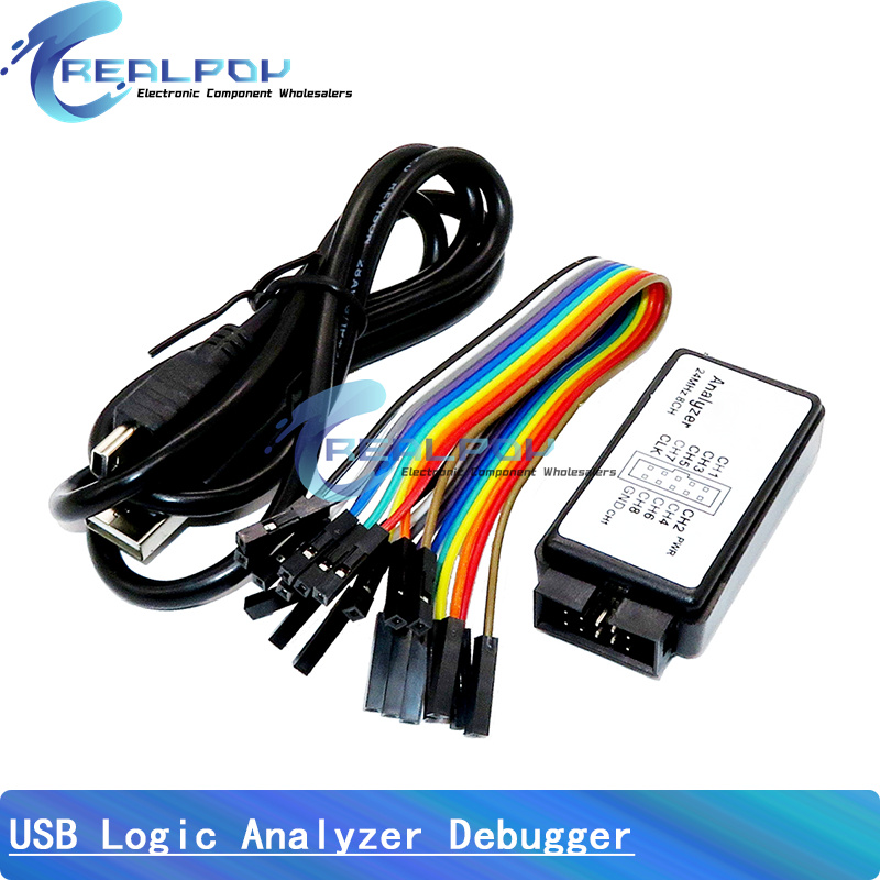 Logic Analyzer Usb - USB ロジックアナライザ 24MHz 8 チャンネル 24M/秒ロジックアナライザデバッガ