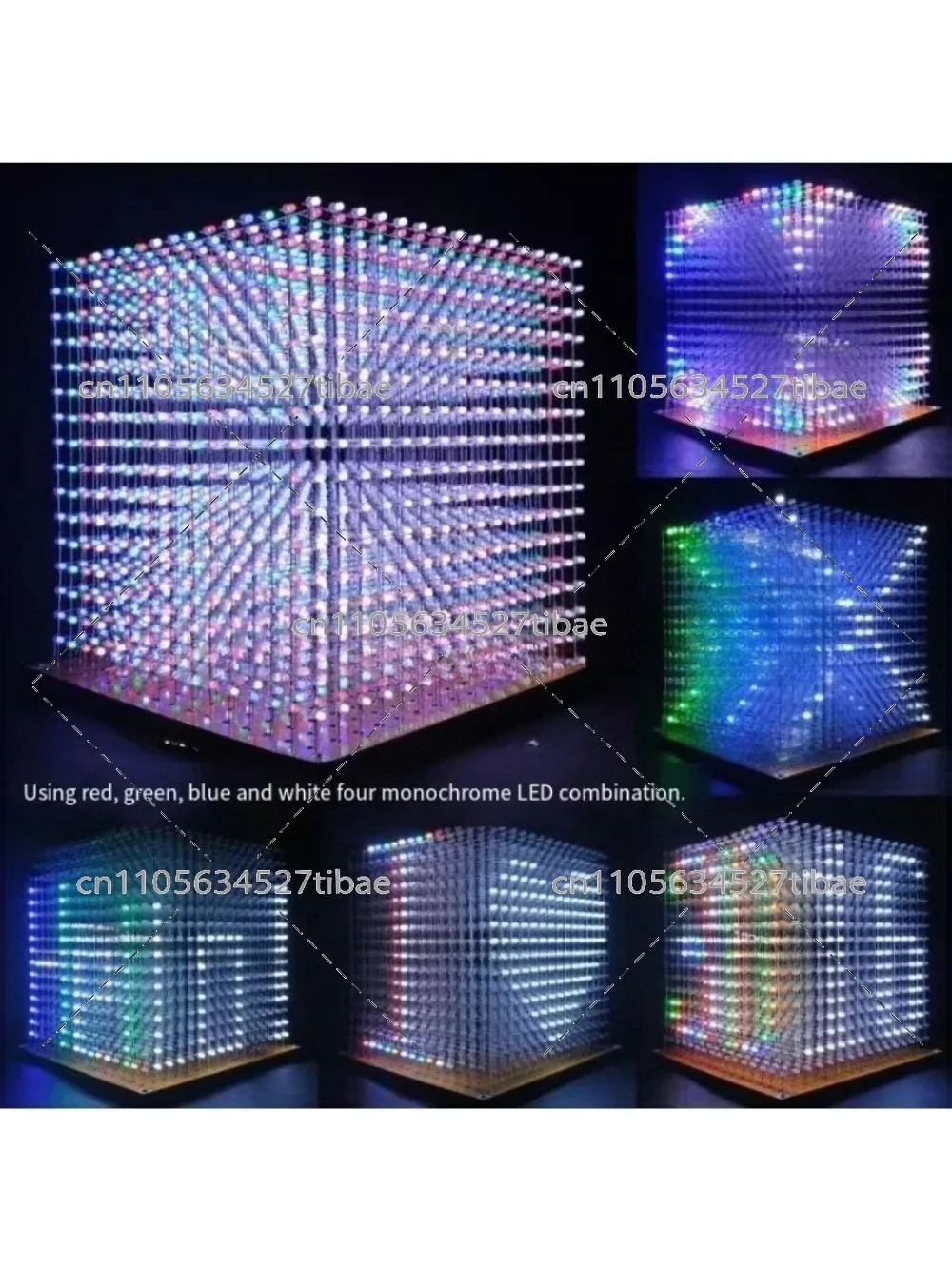 3D16mini ライトキューブキット 16x16x16 電 - Diy Electronics Project Kit のレビューと価格
