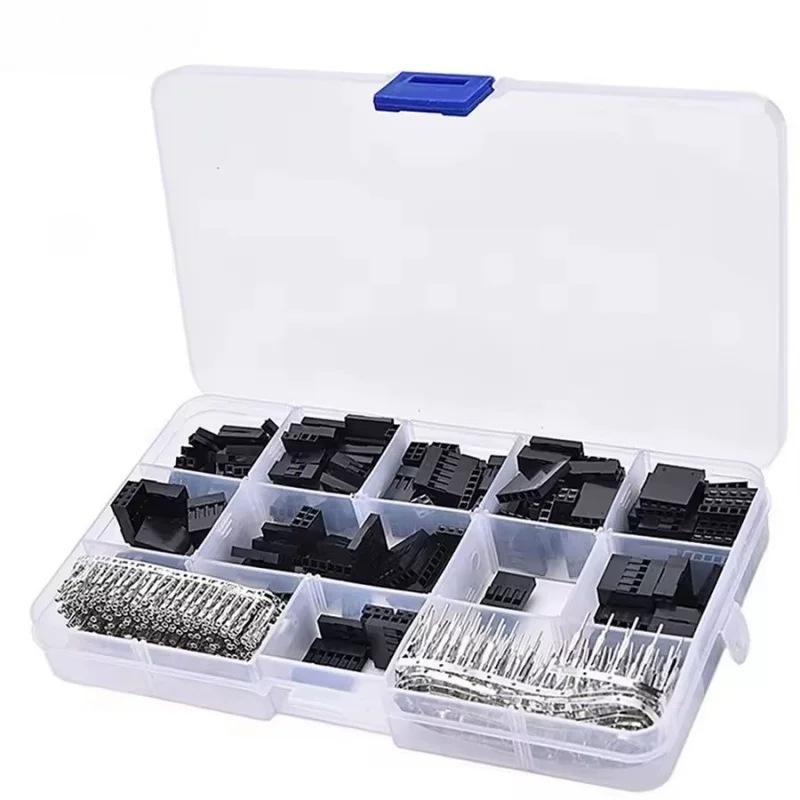 310/620個入り 2.54mmコネクターキット。オス・メ - Diy Electronics Box のレビューと価格